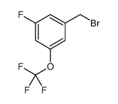 3-Fluoro-5-(trifluoromethoxy)benzyl bromide结构式