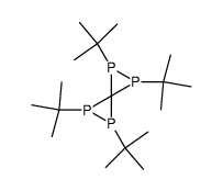 1,2,4,5-tetra-t-butyl-1,2,4,5-tetraphosphaspiro(2.2)pentane Structure