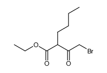 ethyl 2-(2-bromoacetyl)hexanoate Structure