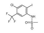 N-[4-chloro-2-iodo-5-(trifluoromethyl)phenyl]methanesulfonamide Structure