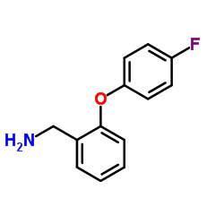 1-[2-(4-Fluorophenoxy)phenyl]methanamine structure