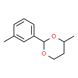 m-Dioxane, 4-methyl-2-m-tolyl- (5CI) structure