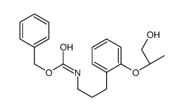 (R)-BENZYL (3-(2-((1-HYDROXYPROPAN-2-YL)OXY)PHENYL)PROPYL)CARBAMATE结构式