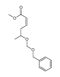 methyl 5-(phenylmethoxymethoxy)hex-2-enoate结构式
