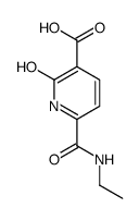 6-(ethylcarbamoyl)-2-oxo-1H-pyridine-3-carboxylic acid Structure