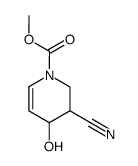 3-Cyano-4-hydroxy-3,4-dihydro-2H-pyridine-1-carboxylic acid methyl ester Structure