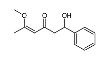 1-hydroxy-5-methoxy-1-phenylhex-4-en-3-one Structure