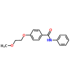 4-(2-Methoxyethoxy)-N-phenylbenzamide结构式
