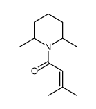 1-(2,6-dimethylpiperidin-1-yl)-3-methylbut-2-en-1-one Structure