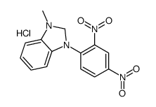 1-(2,4-dinitrophenyl)-3-methyl-1,2-dihydrobenzimidazol-1-ium,chloride Structure