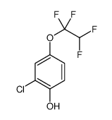 2-chloro-4-(1,1,2,2-tetrafluoroethoxy)phenol Structure