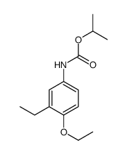 propan-2-yl N-(4-ethoxy-3-ethylphenyl)carbamate结构式