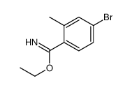 4-溴-2-甲基苯脒酸乙酯结构式