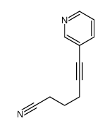 6-pyridin-3-ylhex-5-ynenitrile Structure