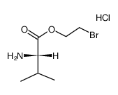 Valin-2-bromethylester-hydrochlorid结构式