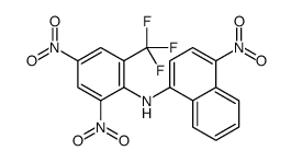 N-[2,4-dinitro-6-(trifluoromethyl)phenyl]-4-nitronaphthalen-1-amine Structure