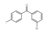 3-BROMO-4'-IODOBENZOPHENONE结构式