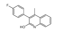 3-(4-fluorophenyl)-4-methyl-1H-quinolin-2-one Structure