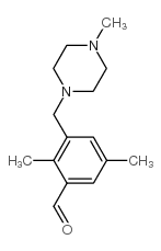 2,5-dimethyl-3-[(4-methylpiperazin-1-yl)methyl]benzaldehyde Structure