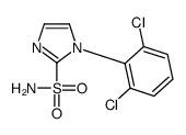 1-(2,6-dichlorophenyl)imidazole-2-sulfonamide结构式