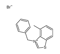 3-benzyl-4-methyl-1,3-benzothiazol-3-ium,bromide结构式