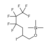 (4,4,5,5,6,6,6-heptafluoro-2-iodohexoxy)-trimethylsilane Structure