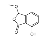 7-hydroxy-3-methoxy-3H-2-benzofuran-1-one结构式