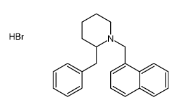2-benzyl-1-(naphthalen-1-ylmethyl)piperidine,hydrobromide结构式