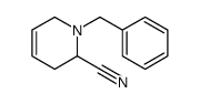 1-benzyl-3,6-dihydro-2H-pyridine-2-carbonitrile结构式