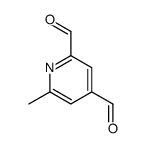 2,4-Pyridinedicarboxaldehyde, 6-methyl- (7CI)结构式
