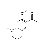 1-(2,4-diethoxy-5-propylphenyl)ethanone Structure