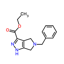 5-苄基-1,4,5,6-四氢吡咯并[3,4-c]吡唑-3-羧酸乙酯图片