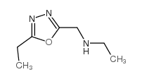 N-[(5-乙基-1,3,4-噁二唑-2-基)甲基]乙胺结构式