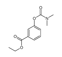 ethyl 3-(dimethylcarbamoyloxy)benzoate Structure