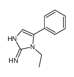 1-ethyl-5-phenylimidazol-2-amine结构式