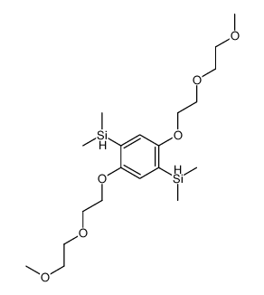 [4-dimethylsilyl-2,5-bis[2-(2-methoxyethoxy)ethoxy]phenyl]-dimethylsilane Structure