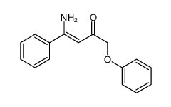 4-amino-1-phenoxy-4-phenylbut-3-en-2-one结构式