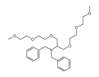 N,N-dibenzyl-2,5,8,12,15,18-hexaoxa-10-nonadecanamine Structure