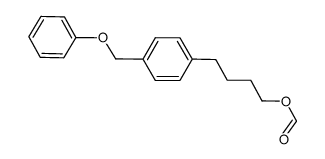 formic acid 4-(4-phenoxymethyl-phenyl)-butyl ester Structure