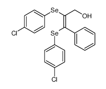 2,3-bis[(4-chlorophenyl)selanyl]-3-phenylprop-2-en-1-ol Structure