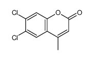 6,7-dichloro-4-methylchromen-2-one Structure