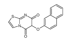 6-naphthalen-2-yloxy-[1,3]thiazolo[3,2-a]pyrimidine-5,7-dione结构式