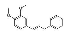 1,2-dimethoxy-4-(3-phenylprop-1-enyl)benzene结构式