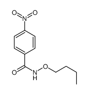 N-butoxy-4-nitrobenzamide Structure