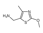 C-(2-Methoxy-4-methyl-thiazol-5-yl)-methylamine结构式