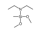 N-[dimethoxy(methyl)silyl]-N-ethylethanamine Structure