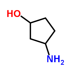 (1R,3R)-3-aminocyclopentan-1-ol hydrochloride Structure