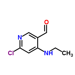 6-Chloro-4-(ethylamino)nicotinaldehyde Structure