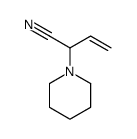 2-piperidin-1-ylbut-3-enenitrile结构式