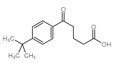 5-(4-叔丁基苯基)-5-氧戊酸结构式